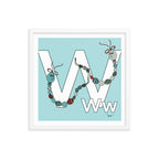 The Letter W Print