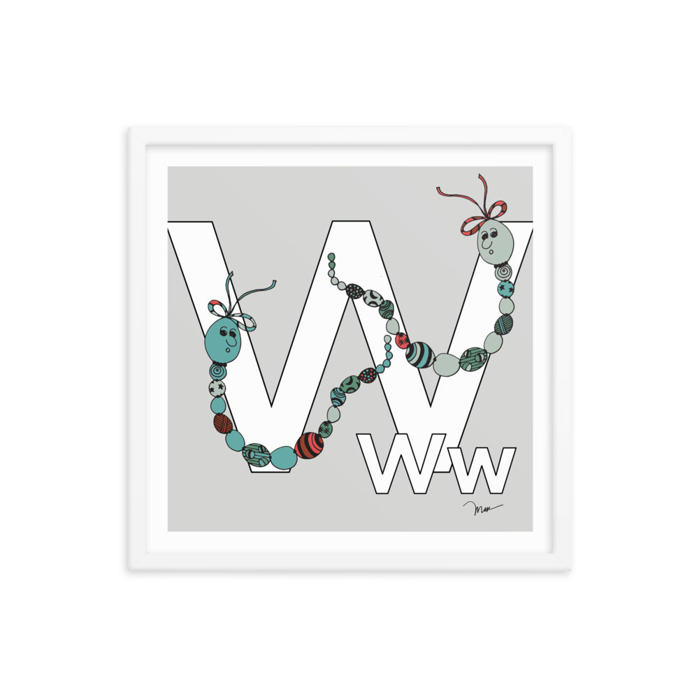 The Letter W Print