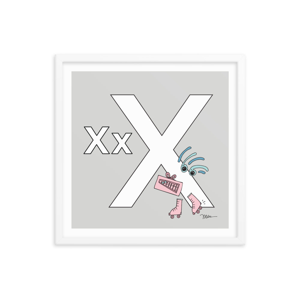 The Letter X Print