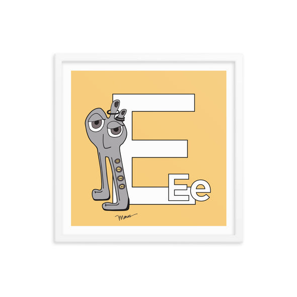 The Letter E Print