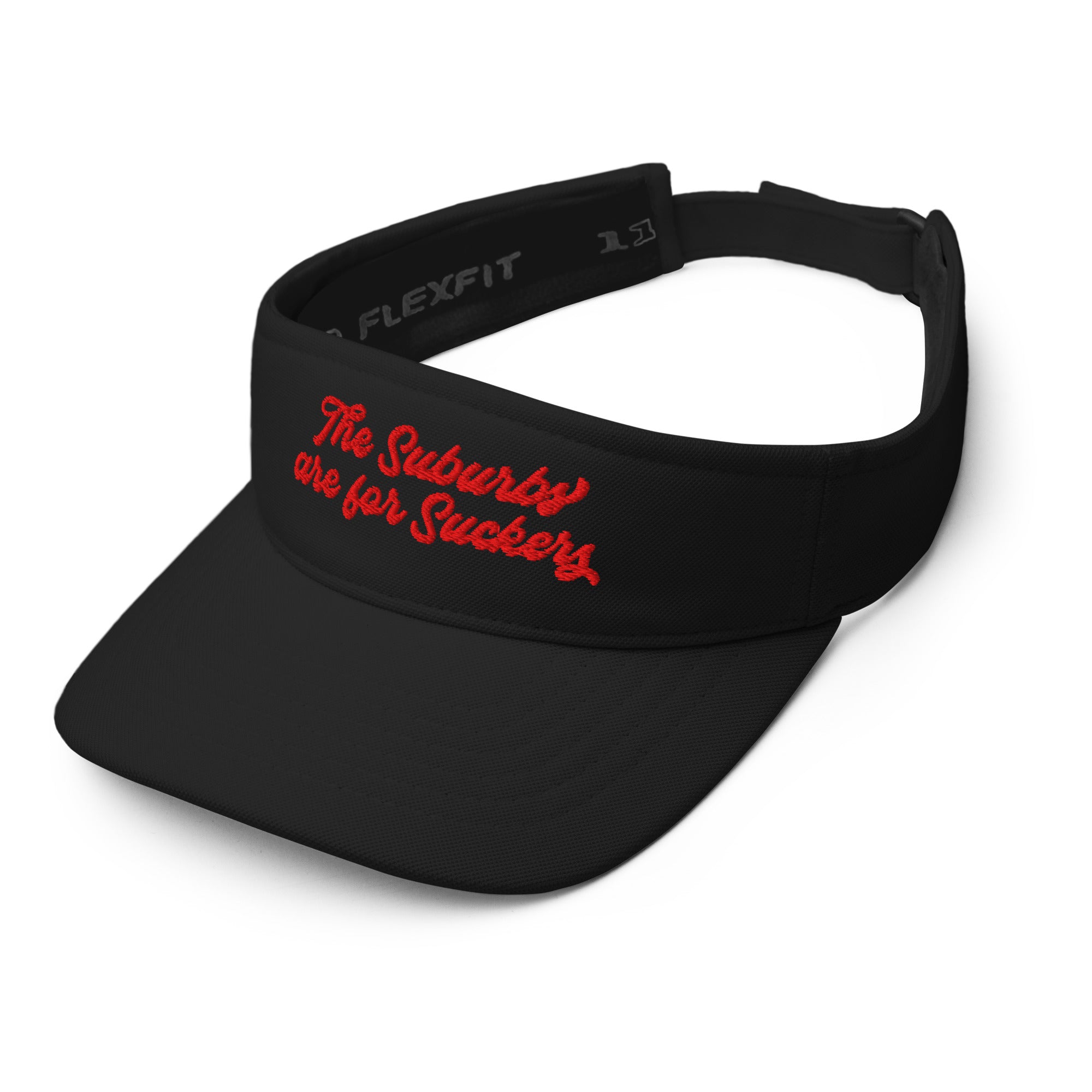 The Suburbs are for Suckers Visor, black | themomemans.com