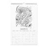 2025 Calendar March | themomemans.com by Monica Escobar Allen