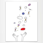 Throwing Rainbows Print