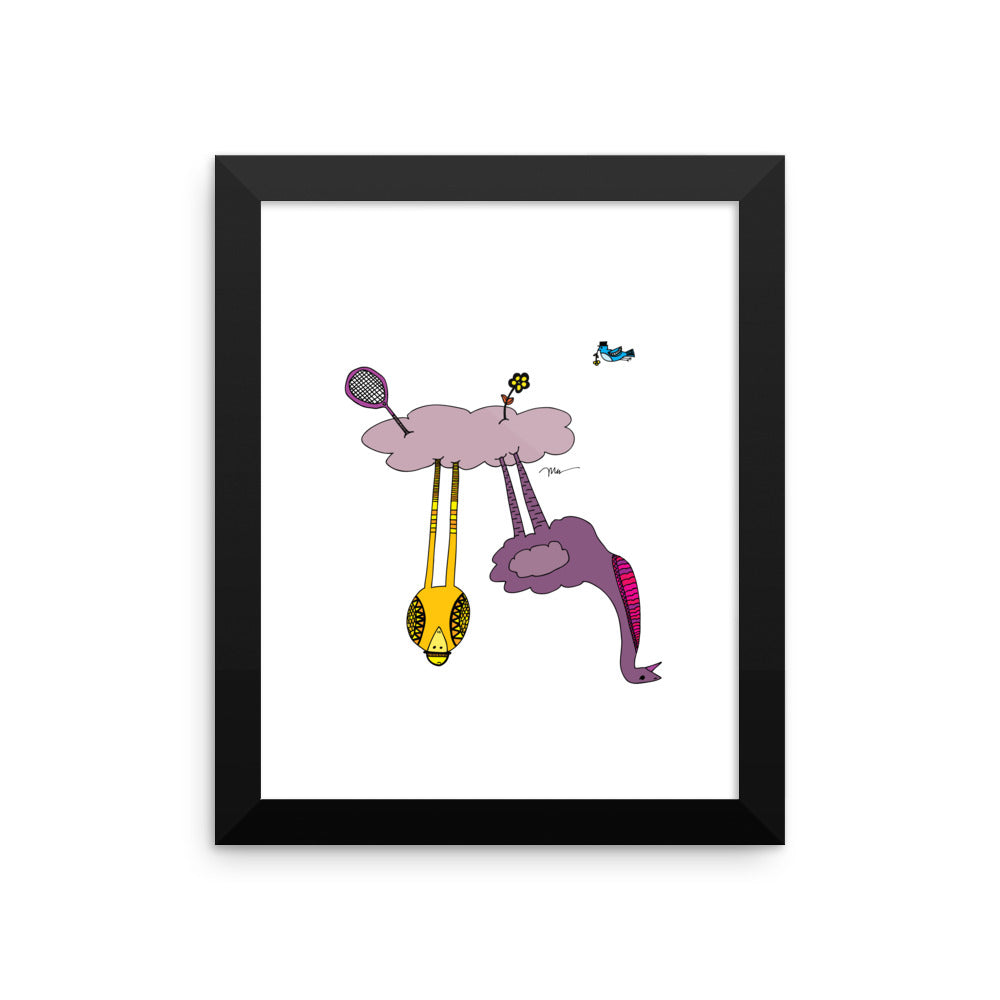The MoMeMans® The Cloud Birds Print by Monica Escobar Allen