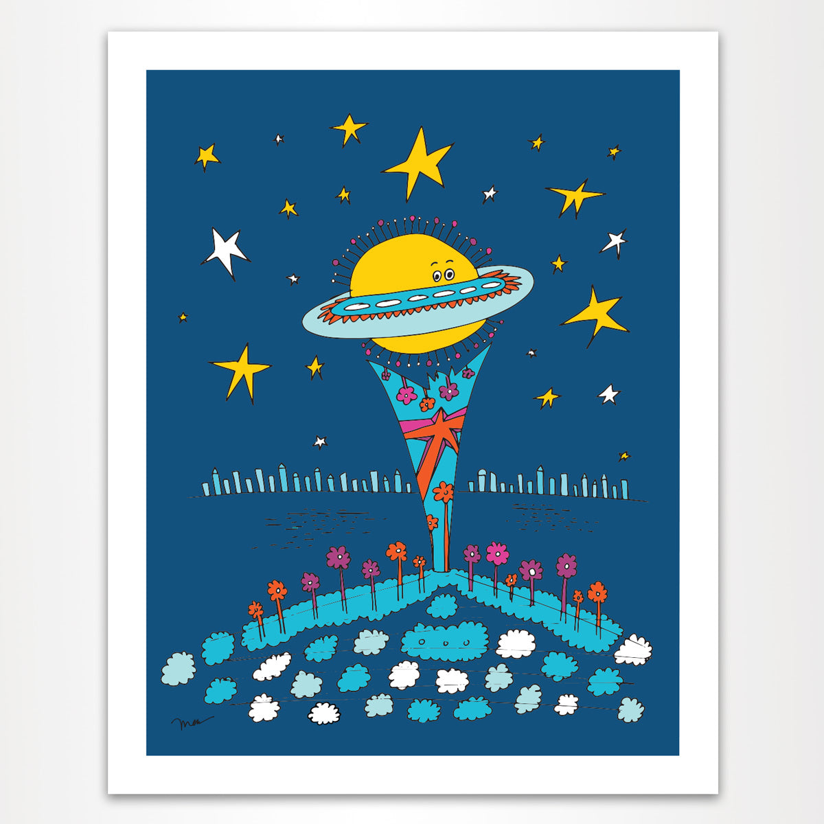 The MoMeMans® Iskra Print by Monica Escobar Allen