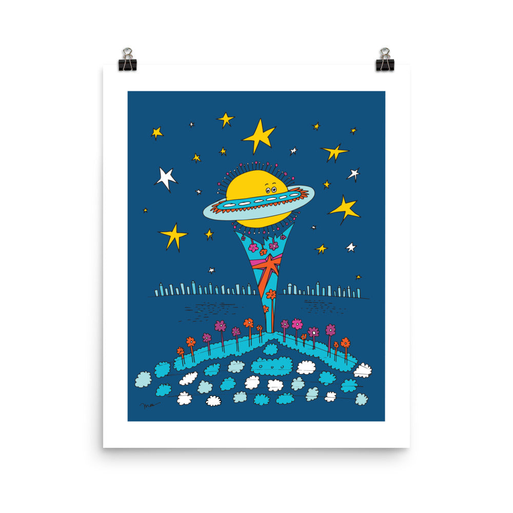 The MoMeMans® Iskra Print by Monica Escobar Allen