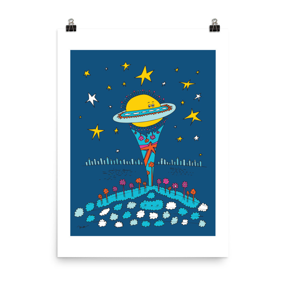 The MoMeMans® Iskra Print by Monica Escobar Allen