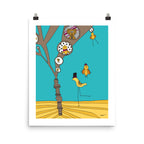 The MoMeMans® Treehouses Print by Monica Escobar Allen