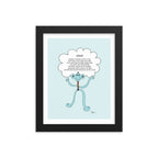 The MoMeMans® Hayhay Print by Monica Escobar Allen. This guy really likes to hug.