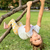 Tree-Climbing Kids Super Flex-2 Leggings, Barbara Birdie. The MoMeMans® Sizes 2T-6x