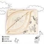 ZYX Project Organic Cotton Gender-Neutral Baby Blankets. Eco-friendly Unisex Styles for Hipster Babies. The MoMeMans by Monica Escobar Allen. Brooklyn, NY