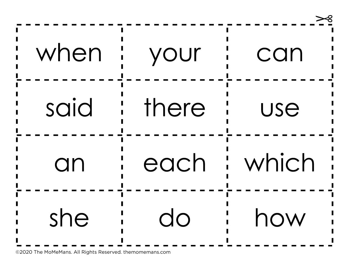 "I Can Read Sight Words!" Printable Flash Cards + Certificate