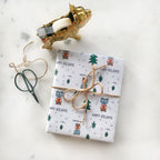 The MoMeMans® Happy Holidays Gift Wrap by Monica Escobar Allen
