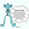 Hayhay Hugs by Monica Escobar Allen | themomemans.com The MoMeMans, by Monica Escobar Allen, are on a mission to bring joy to parenting by finding the funny, sunny side with Poetry + Songs + Art + Gifts for Creative Grown-Up Kids. Based in Brooklyn, NY.