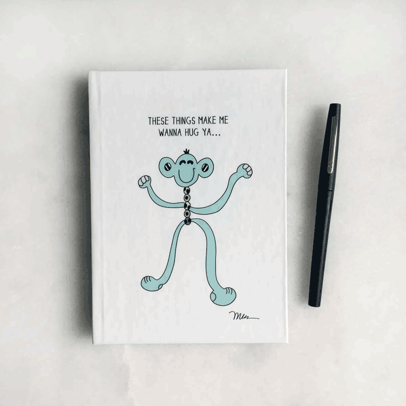 The MoMeMans™ Hug-Worthy Journal by Monica Escobar Allen