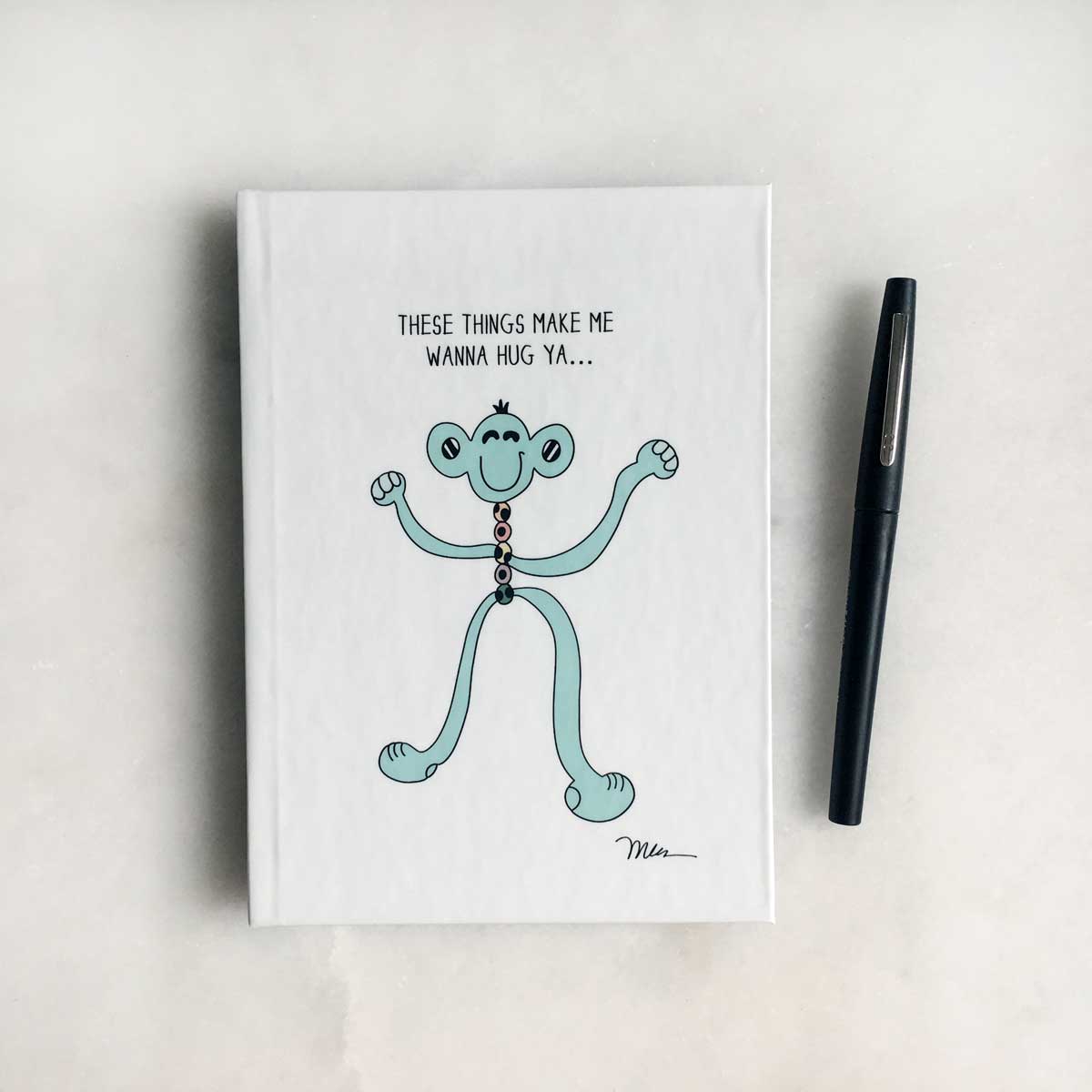 The MoMeMans™ Hug-Worthy Journal by Monica Escobar Allen