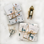 The MoMeMans® Happy Holidays Gift Wrap by Monica Escobar Allen