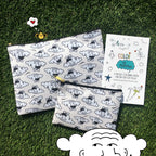 Hubert Zipper Pouch from The MoMeMans™ by Monica Escobar Allen