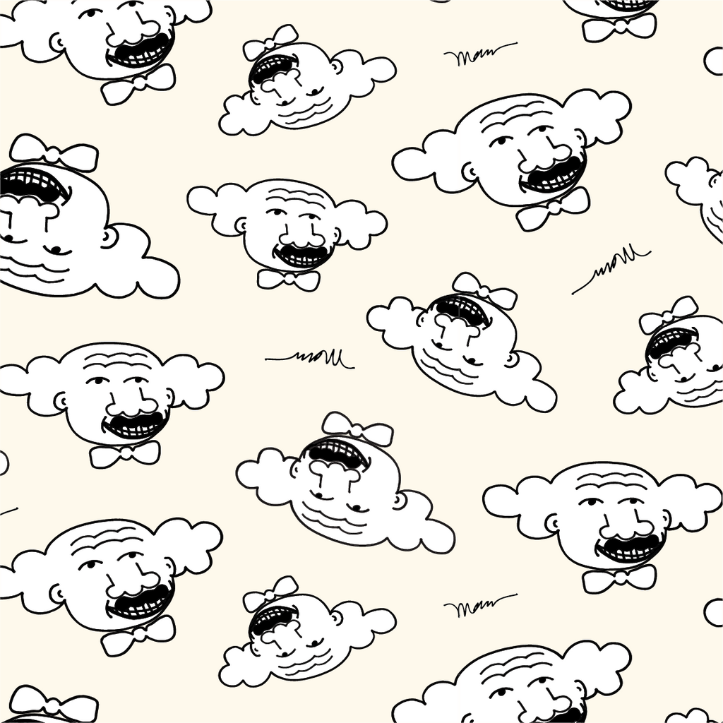 The MoMeMans™ Hubert Gift Wrap by Monica Escobar Allen