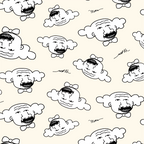 The MoMeMans™ Hubert Gift Wrap by Monica Escobar Allen