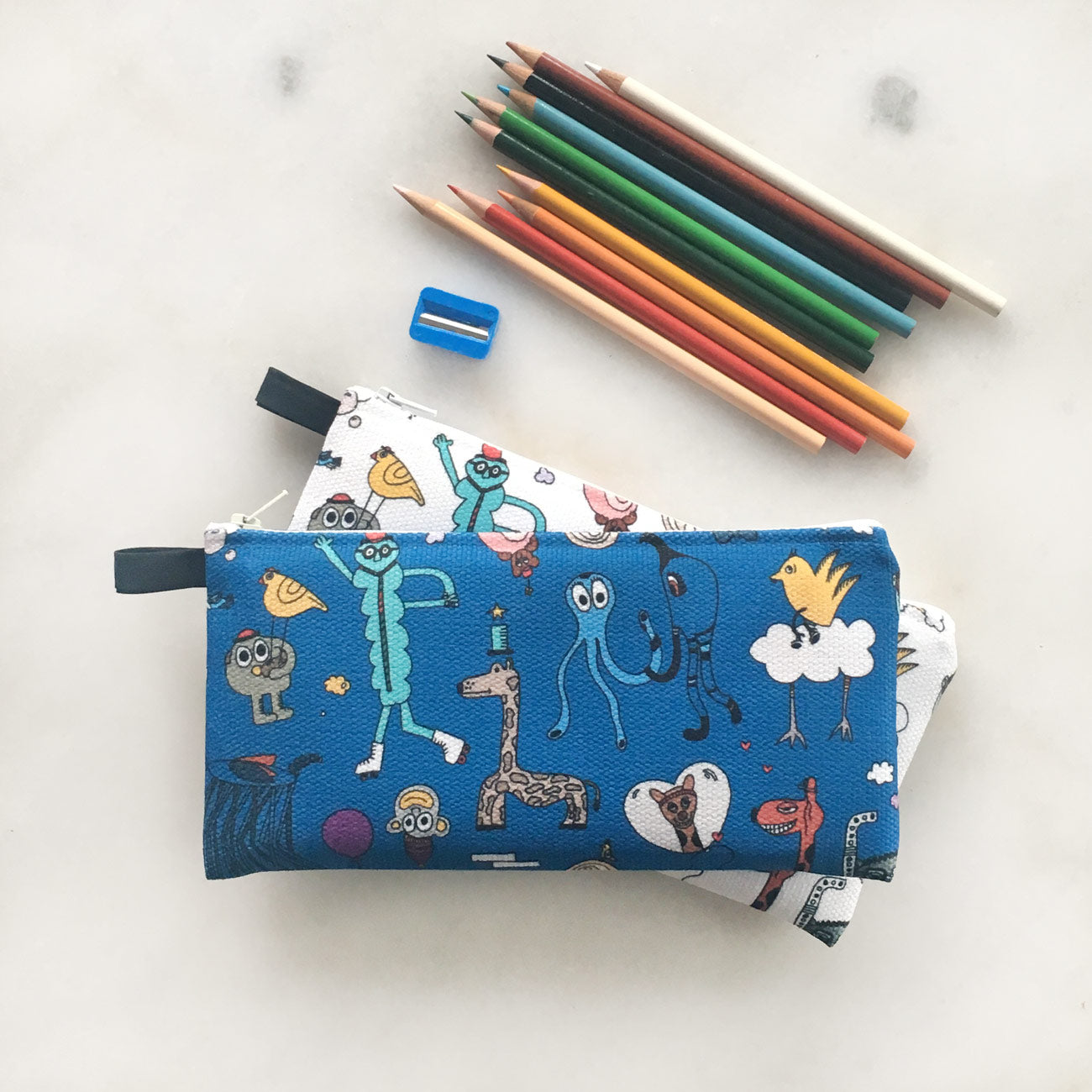 The MoMeMans Pencil Case by Monica Escobar Allen