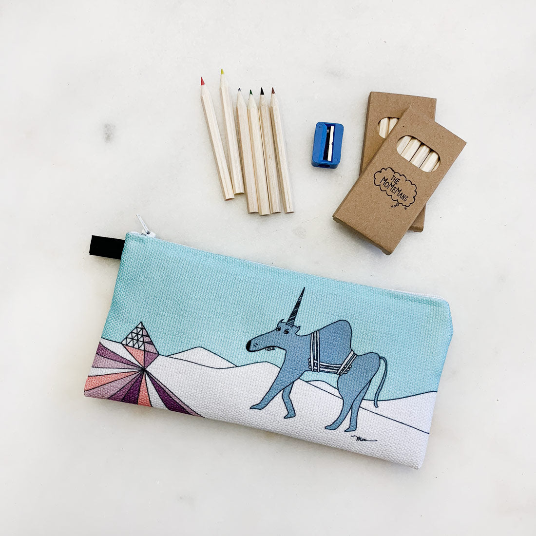 Ulysses Ulinsky Pencil Case from The MoMeMans® by Monica Escobar Allen