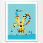 The MoMeMans® Dancipants Print by Monica Escobar Allen