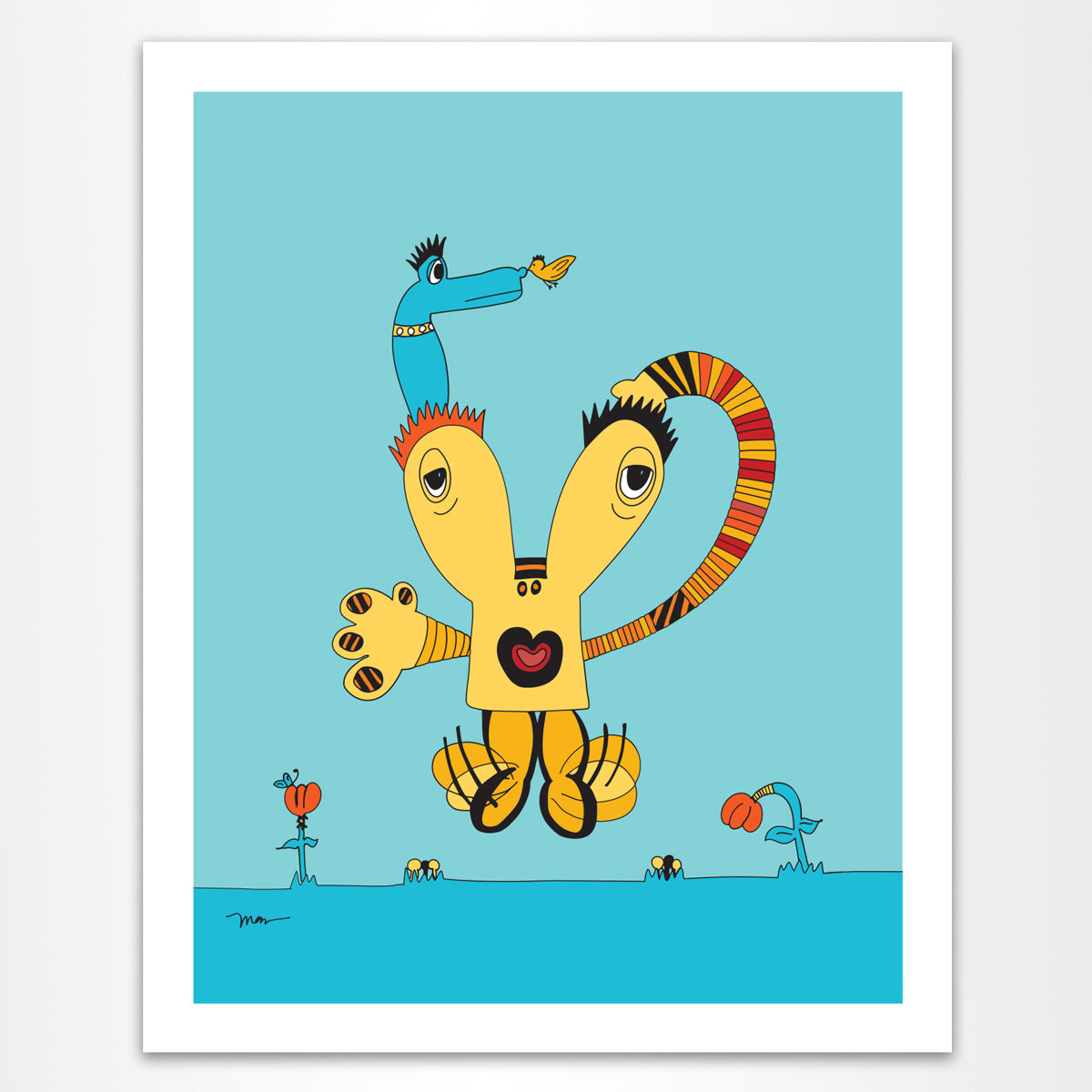 The MoMeMans® Dancipants Print by Monica Escobar Allen