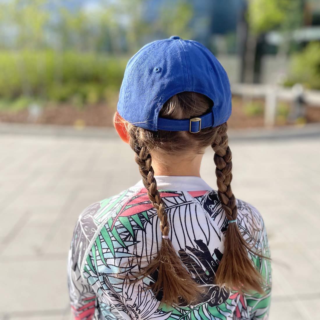 Rain Clouds Love Lollipops Gender Neutral Kids Cap. The MoMeMans® by Monica Escobar Allen.