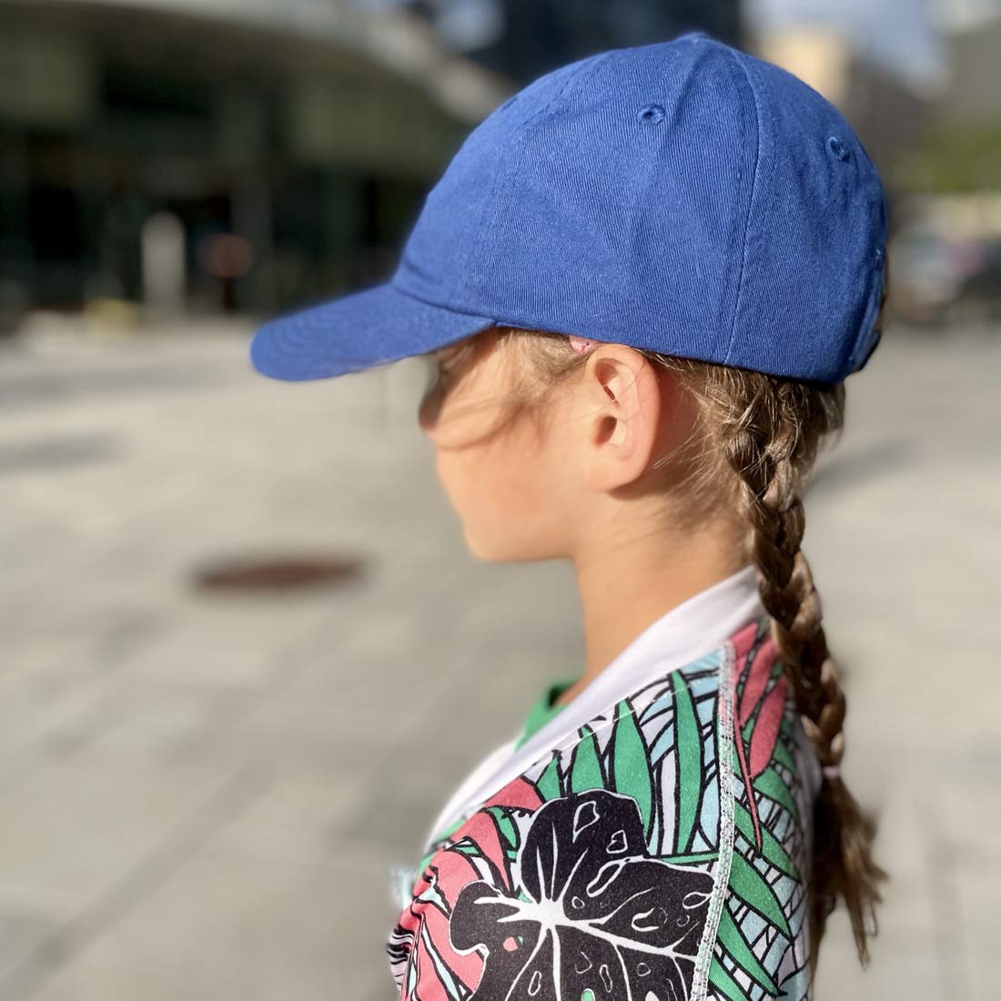 Rain Clouds Love Lollipops Gender Neutral Kids Cap. The MoMeMans® by Monica Escobar Allen.