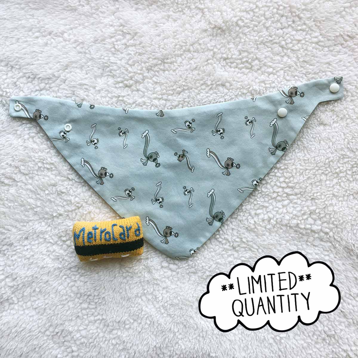 Rebecca Toddler Bandana. The MoMeMans™ by Monica Escobar Allen.