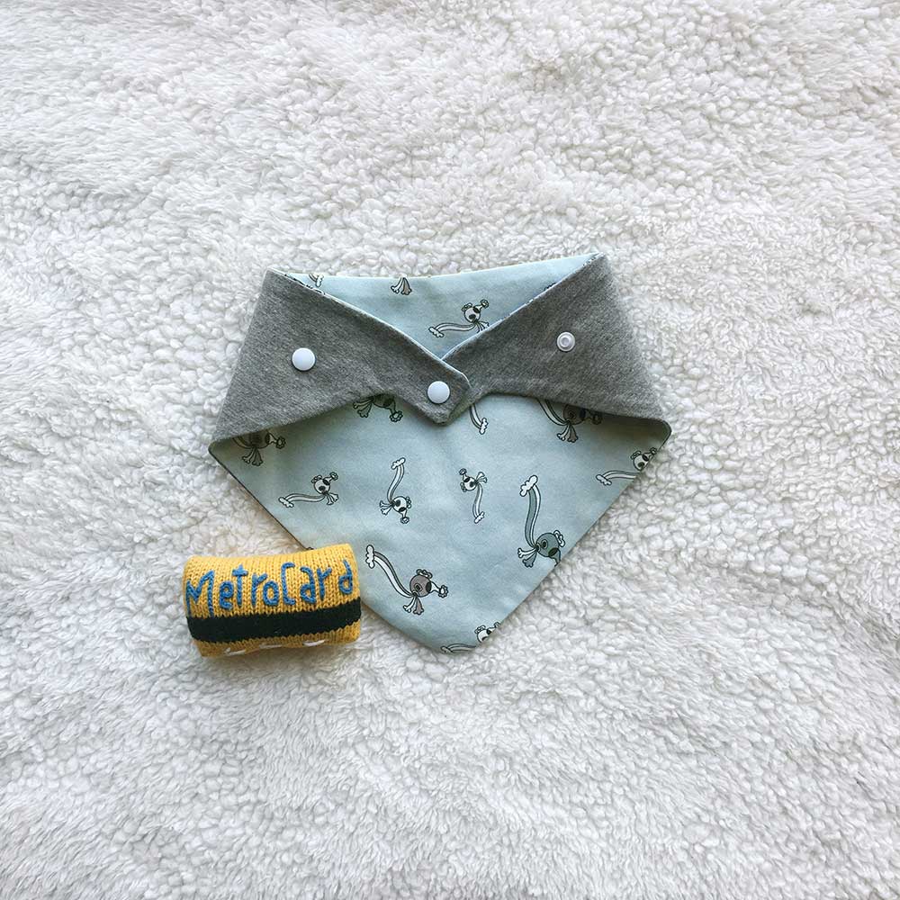 Rebecca Toddler Bandana. The MoMeMans™ by Monica Escobar Allen.