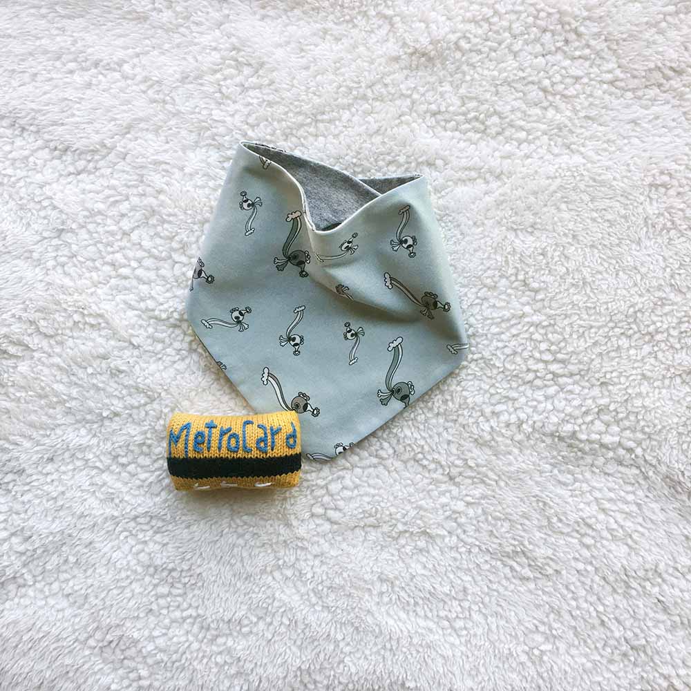 Rebecca Toddler Bandana. The MoMeMans™ by Monica Escobar Allen.