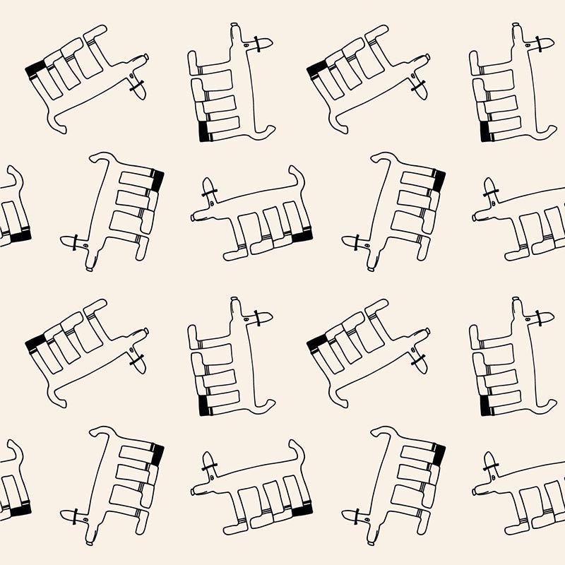 Sherman Pattern. Unisex Styles for Hipster Babies. The MoMeMans by Monica Escobar Allen. Brooklyn, NY