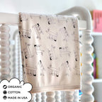 Sherman Organic Cotton Gender-Neutral Baby Blankets. Eco-friendly Unisex Styles for Hipster Babies. The MoMeMans by Monica Escobar Allen. Brooklyn, NY