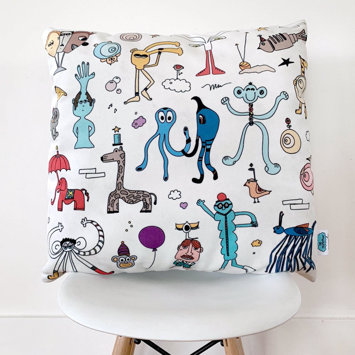 The MoMeMans® Signature Velveteen Pillow Case by Monica Escobar Allen