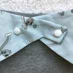 Rebecca Toddler Bandana. The MoMeMans™ by Monica Escobar Allen.