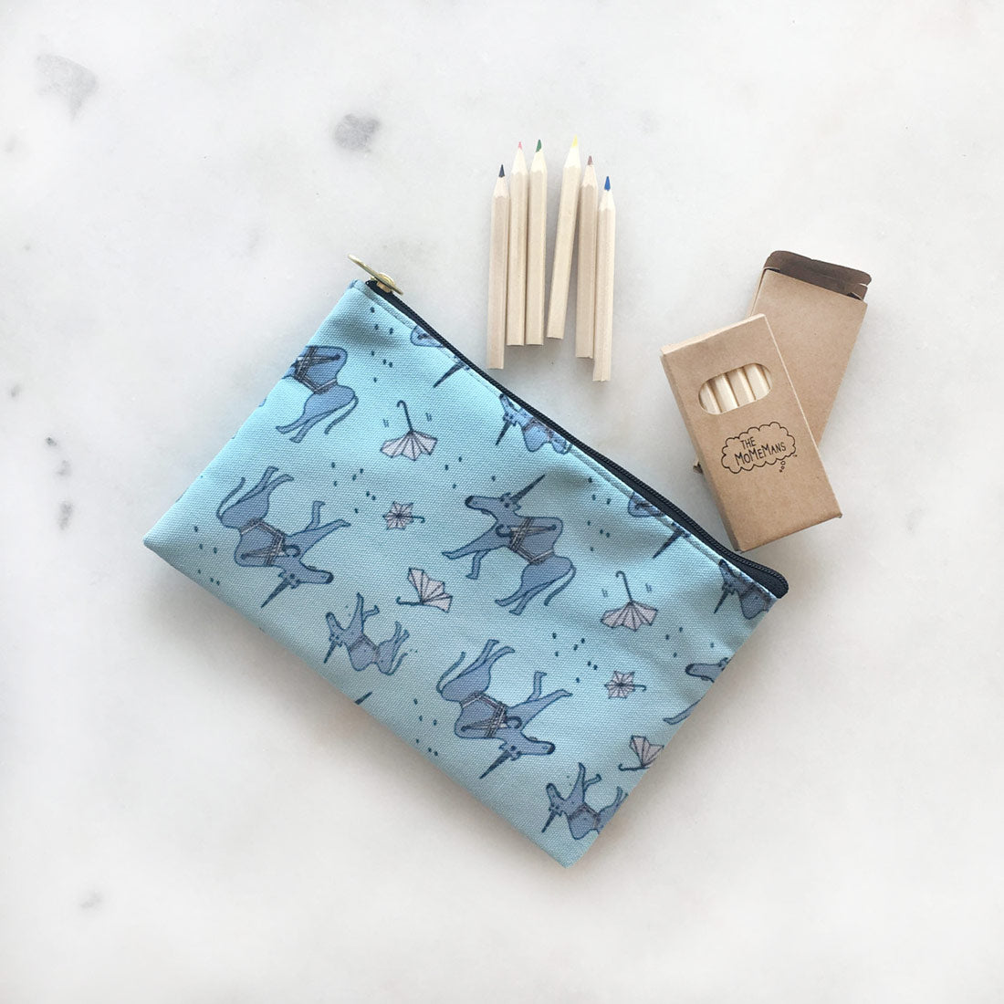 The Struggle is Real Zipper Pouch from The MoMeMans® by Monica Escobar Allen themomemans.com