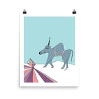The MoMeMans® Ulysses Ulinsky Art Print by Monica Escobar Allen