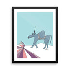 The MoMeMans® Ulysses Ulinsky Art Print by Monica Escobar Allen