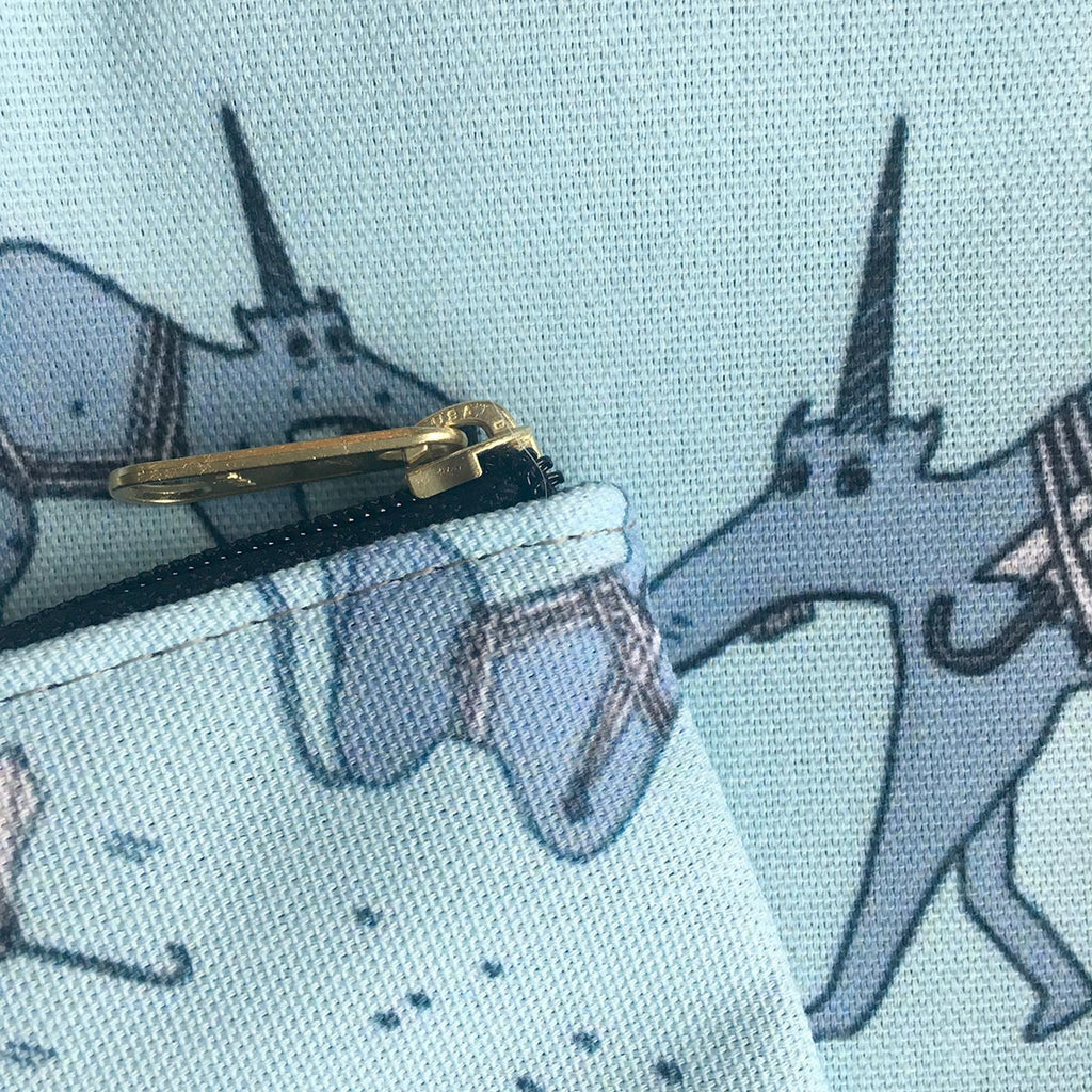 The Struggle is Real Zipper Pouch Organizer. The MoMeMans by Monica Escobar Allen. Brooklyn, NY themomemans.com