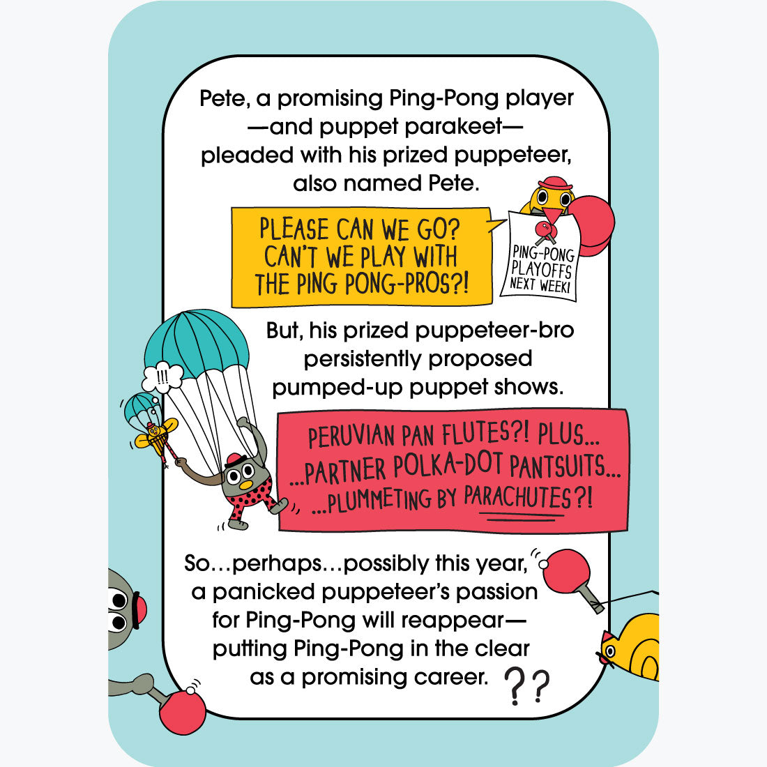 Letter P, Pete + Pete. ZYX Project: An Unconventional, Sometimes Lyrical, Weird, Whimsical, and Alliteration-al Series of Alphabetical Characters + Events. The MoMeMans® by Monica Escobar Allen