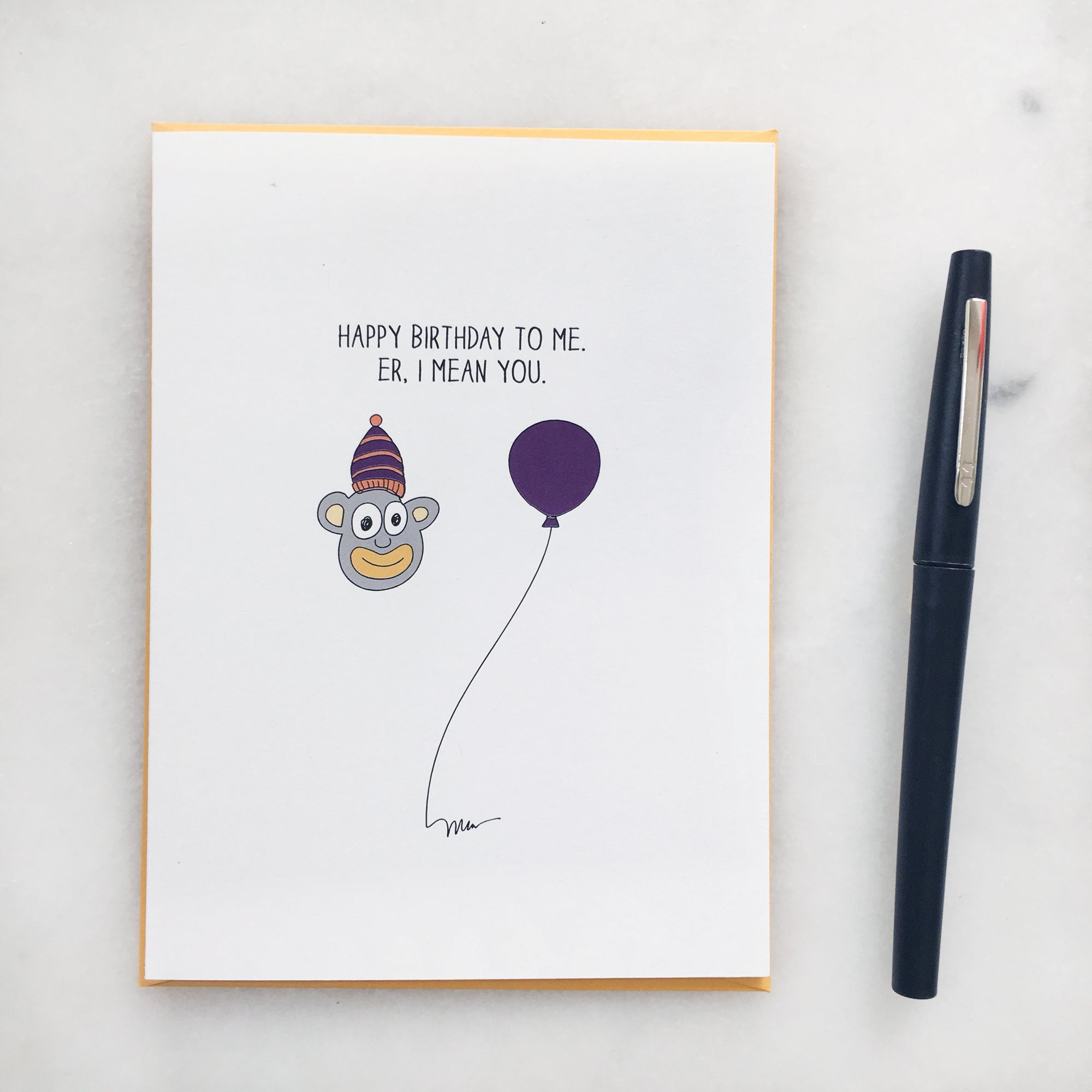 Happy Birthday to Me. Er, I Mean You. from The MoMeMans™ by Monica Escobar Allen