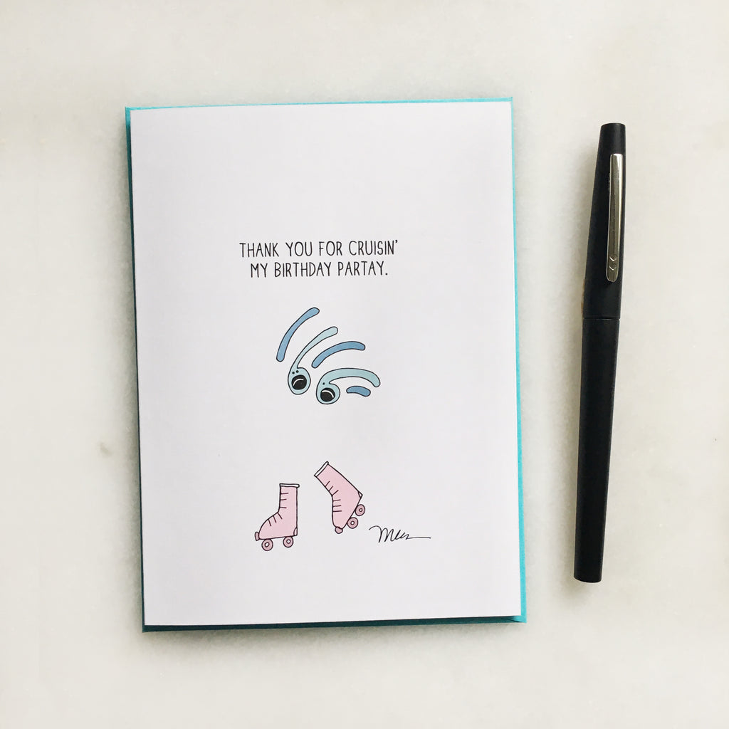 Thank You for Cruising My Birthday Partay. from The MoMeMans® by Monica Escobar Allen