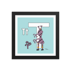 Letter T Print. The MoMeMans® Nursery and Kid's Room Alphabet Wall Art by Monica Escobar Allen