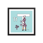 Letter T Print. The MoMeMans® Nursery and Kid's Room Alphabet Wall Art by Monica Escobar Allen