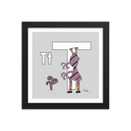 Letter T Print. The MoMeMans® Nursery and Kid's Room Alphabet Wall Art by Monica Escobar Allen