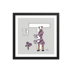 Letter T Print. The MoMeMans® Nursery and Kid's Room Alphabet Wall Art by Monica Escobar Allen