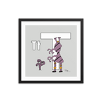 Letter T Print. The MoMeMans® Nursery and Kid's Room Alphabet Wall Art by Monica Escobar Allen