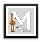 The Letter M. The MoMeMans® by Monica Escobar Allen.